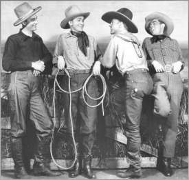 tex is second from the left in ...