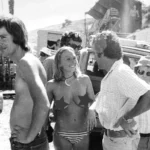 Brian Dixon at the 1974 Sunbury Rock festival