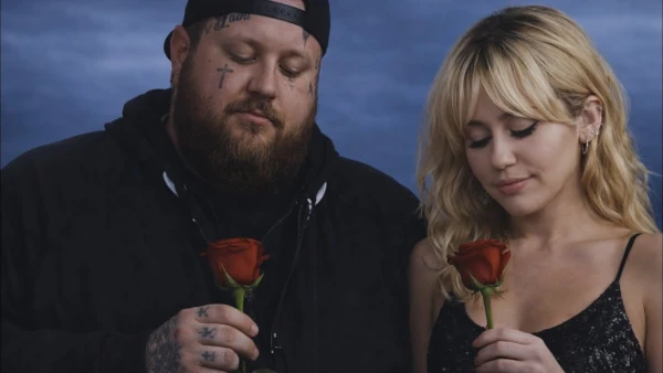 Jelly Roll and Miley Cyrus on Nu Country TV country music show